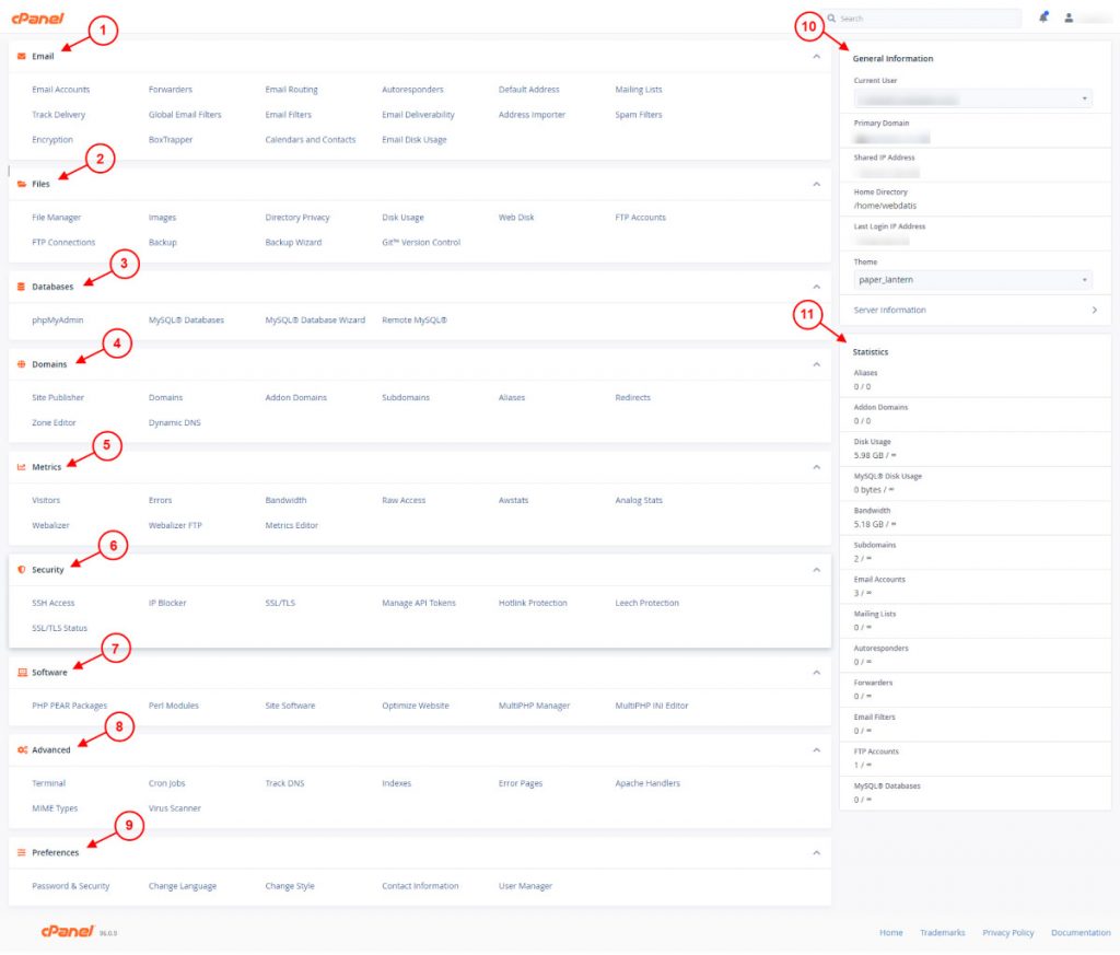 کنترل پنل cPanel - سی پنل